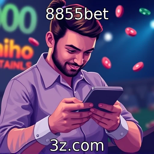 Números crescentes de jogadores em plataformas móveis - 8855bet